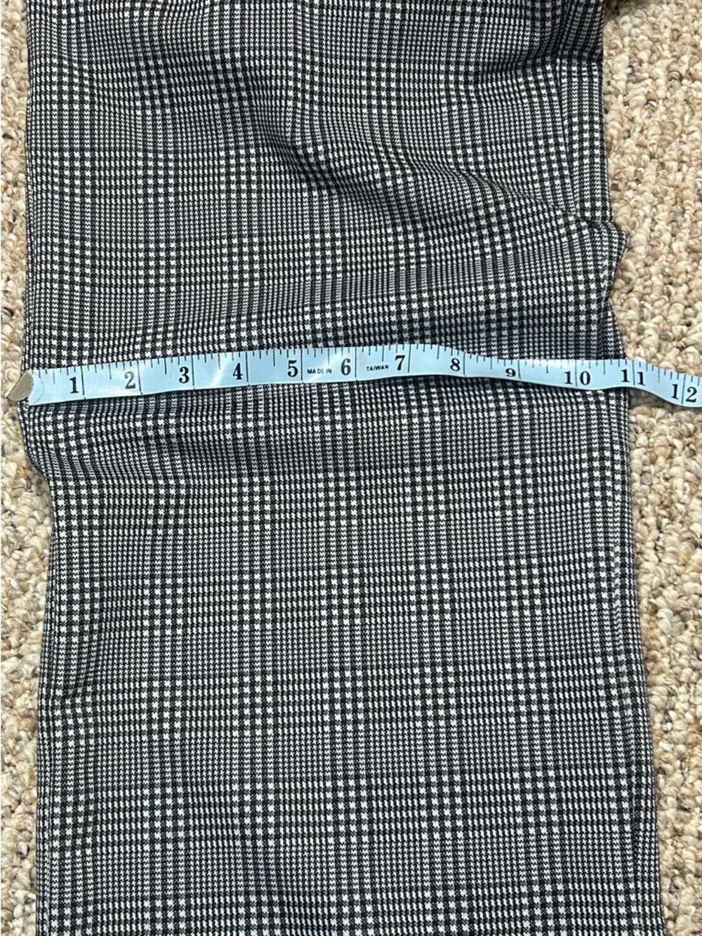 Rachel Zoe black and white Plaid Wide Leg Trousers size medium - Picture 11 of 11